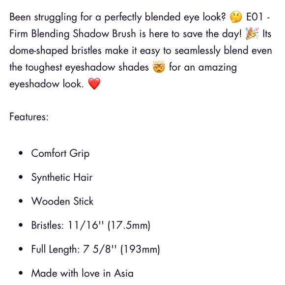 Game Beauty `Eyes On Me’ | 4 Essential Eyeshadow Brush Set Purple New - Picture 9 of 13